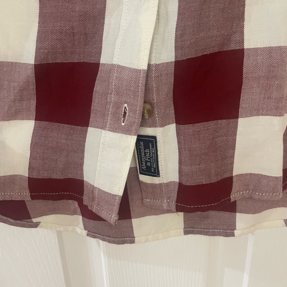 Abercrombie & Fitch Boyfriend Plaid Blouse - Picture 3 of 6